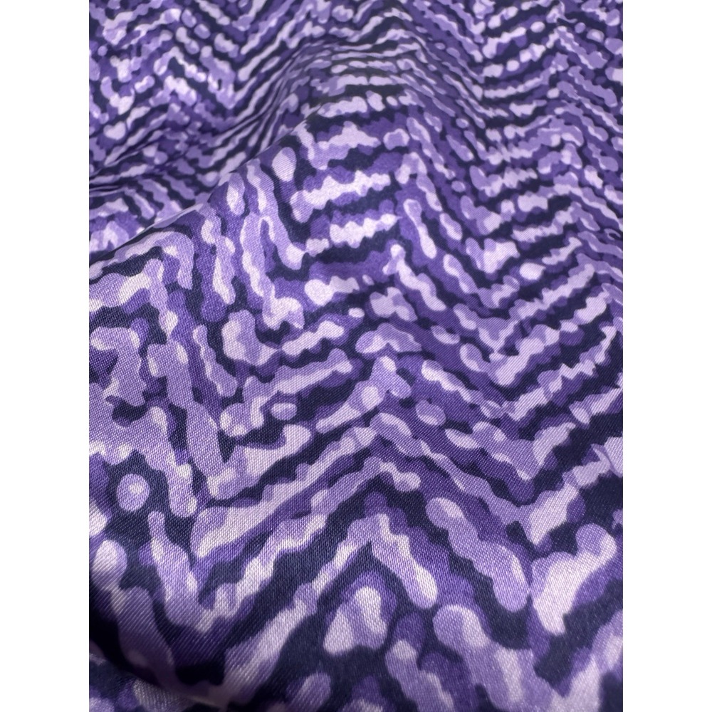 Purple Zig Zag Striped Scarf 42"x13"‎ - Picture 3 of 4